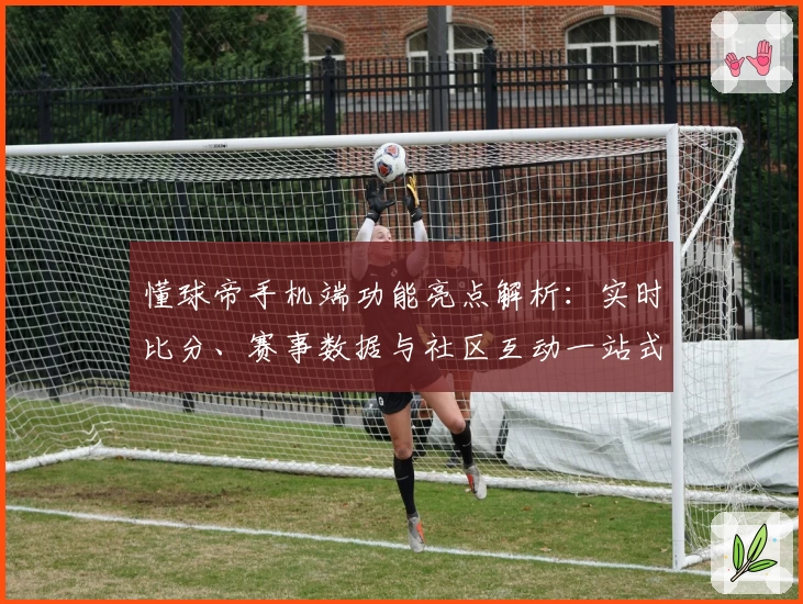 懂球帝手机端功能亮点解析:实时比分、赛事数据与社区互动一站式体验